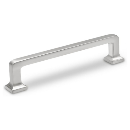 Brushed Gold Square Cabinet Handles | 5-Inch Pulls (10-Pack)