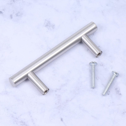 25Pcs Stainless Steel Cabinet Pull Handles Furniture Bar Handles for Drawer Dresser Cupboard
