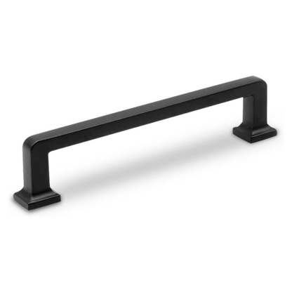 Brushed Gold Square Cabinet Handles | 5-Inch Pulls (10-Pack)