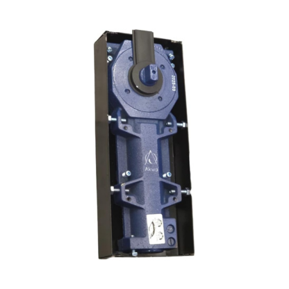 Heavy Duty Floor Spring SS Plate For Glass Doors - Door Closer & Floor Machine, 105kg Capacity, 90° Hold Open, Mirror Finish