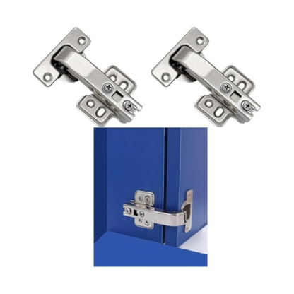2 Pieces Corner Cabinet Hinge Unfold 180 Degree Hinge 90 Degree Cabinet Corner Door Soft Close Hinge [4 Holes]