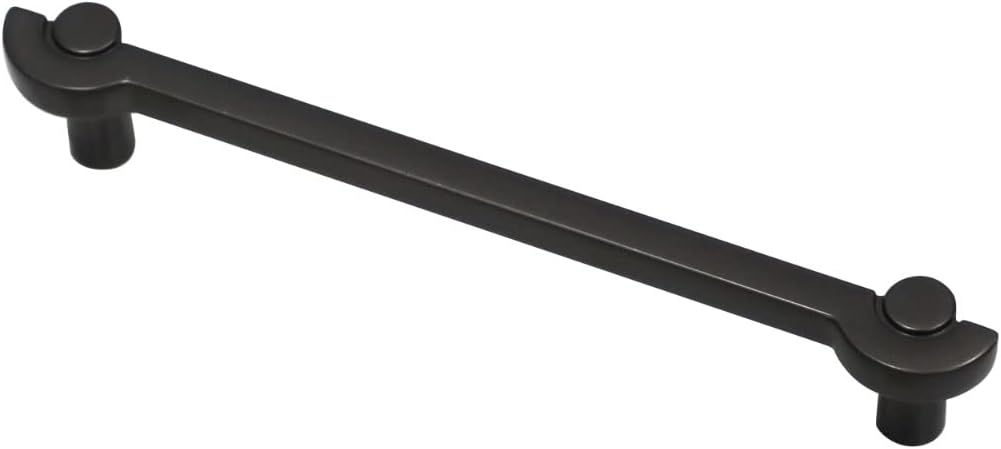 VILA Cabinet Handles Drawer Pulls Solid Zinc Alloy Furniture Kitchen Cupboard 1-pec Size: (128mm)