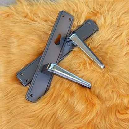Door handle Zinc Alloy Durable for All Kinds Of Indoor Doors (1-pec)