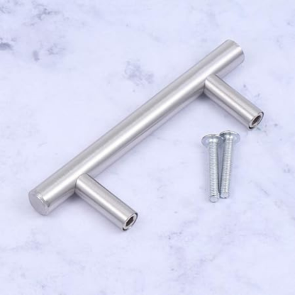 25Pcs Stainless Steel Cabinet Pull Handles Furniture Bar Handles for Drawer Dresser Cupboard