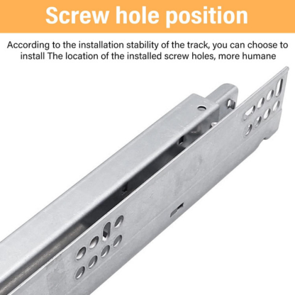 Drawer Slide,Under-Mount Concealed Self Soft Close Under，Concealed Cabinet Furniture Drawer Runners (10 Inch)