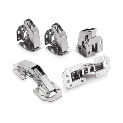 6 Pack Concealed Hinges with 48pcs Screws, 90 Degree Hidden Hinges for Drawer Furniture and Kitchen Cabinet