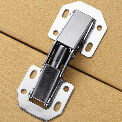 6 Pack Concealed Hinges with 48pcs Screws, 90 Degree Hidden Hinges for Drawer Furniture and Kitchen Cabinet