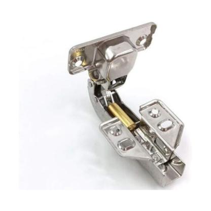 2 Pieces Corner Cabinet Hinge Unfold 180 Degree Hinge 90 Degree Cabinet Corner Door Soft Close Hinge [4 Holes]