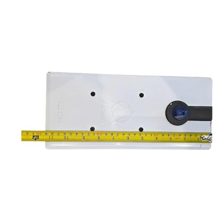 Heavy Duty Floor Spring SS Plate For Glass Doors - Door Closer & Floor Machine, 105kg Capacity, 90° Hold Open, Mirror Finish