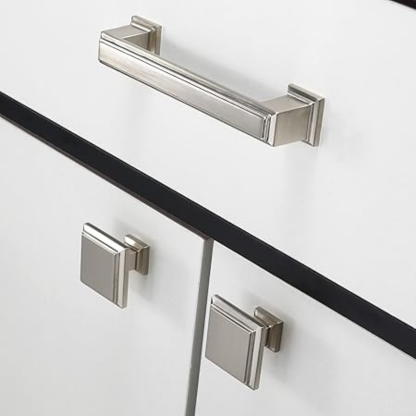 10 Pack 7.5 Inch(192mm) Polished Chrome Cabinet Handles Polished Chrome Kitchen Cabinet Pulls Cabinet Door Handles Kitchen Cabinet Hardware Cupboard Drawer Pulls Dresser Handles