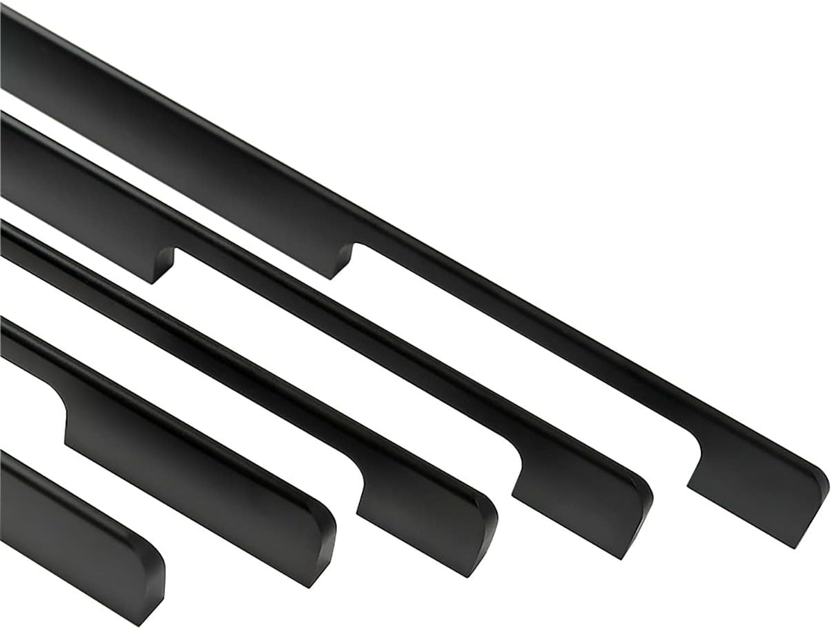 Vila Aluminium Drawer Handle, Cabinet Drawer Handle/Modern Simple, Black Aluminum Alloy Size : (768mm)