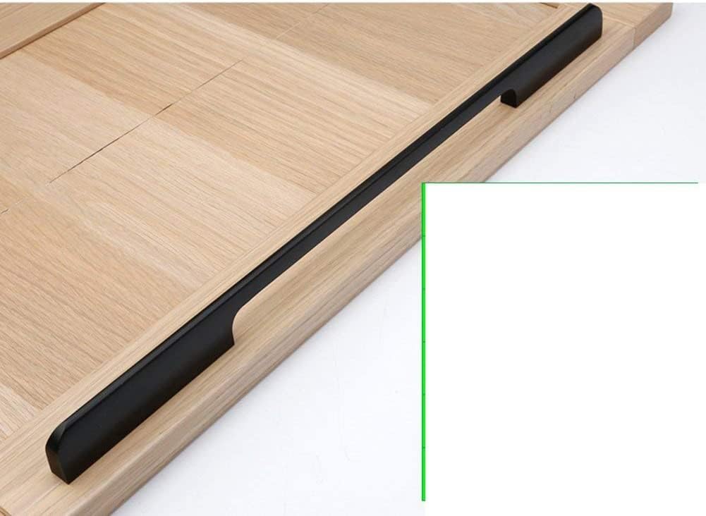 Vila Aluminium Drawer Handle, Cabinet Drawer Handle/Modern Simple, Black Aluminum Alloy Size : (768mm)
