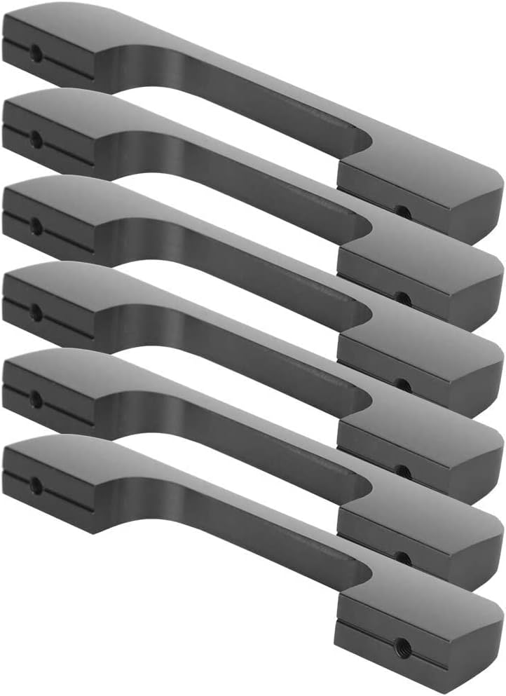 Vila Aluminium Drawer Handle, Cabinet Drawer Handle/Modern Simple, Black Aluminum Alloy Size : (768mm)