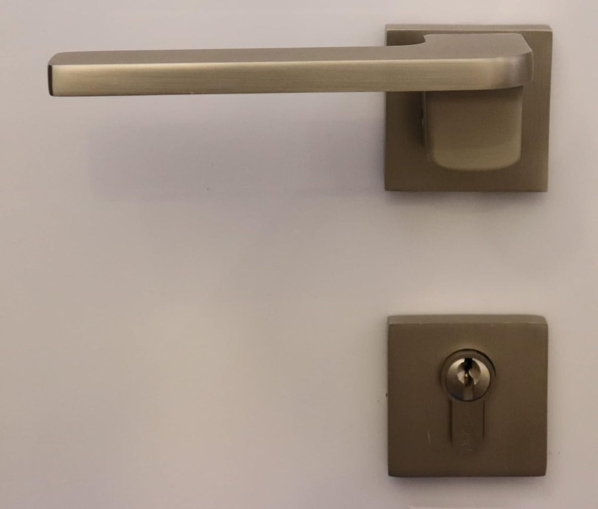 Vila Door handle Zinc Alloy Durable for All Kinds Of Indoor Doors (1-pec) Colour: Silver -Grey|R06-706| (Mat Silver)