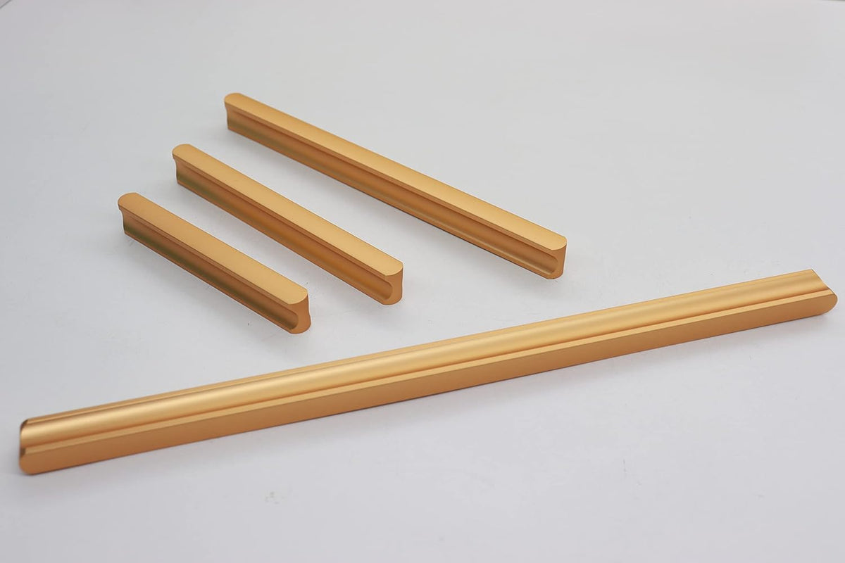 VILA F1012 Cabinet Handles Drawer Pulls Solid Zinc Alloy Furniture Kitchen Cupboard 1-pec Size: (768mm)