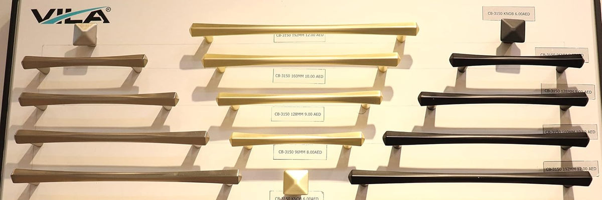 VILA (3150) Drawer Handles Pulls Solid Zinc Alloy Furniture cupbord or Kitchen Drawer Handles Color 1-pec (192mm)