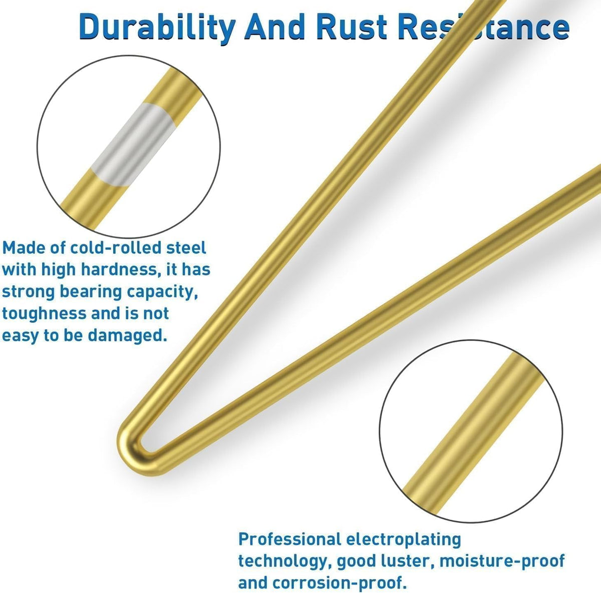 Aputue Furniture Legs, Four Piece 6 Inch Gold Furniture Legs Set, Sturdy Gold Legs for Furniture, Metal Hairpin Style for Sofas Desks TV Stands and Home DIY Projects