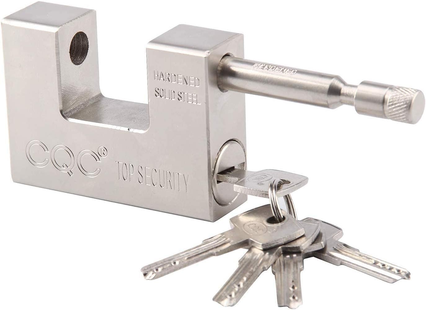 VILA Heavy Duty 95mm Container Garage Warehouse Shutter Padlock Chain Lock with 5 Keys
