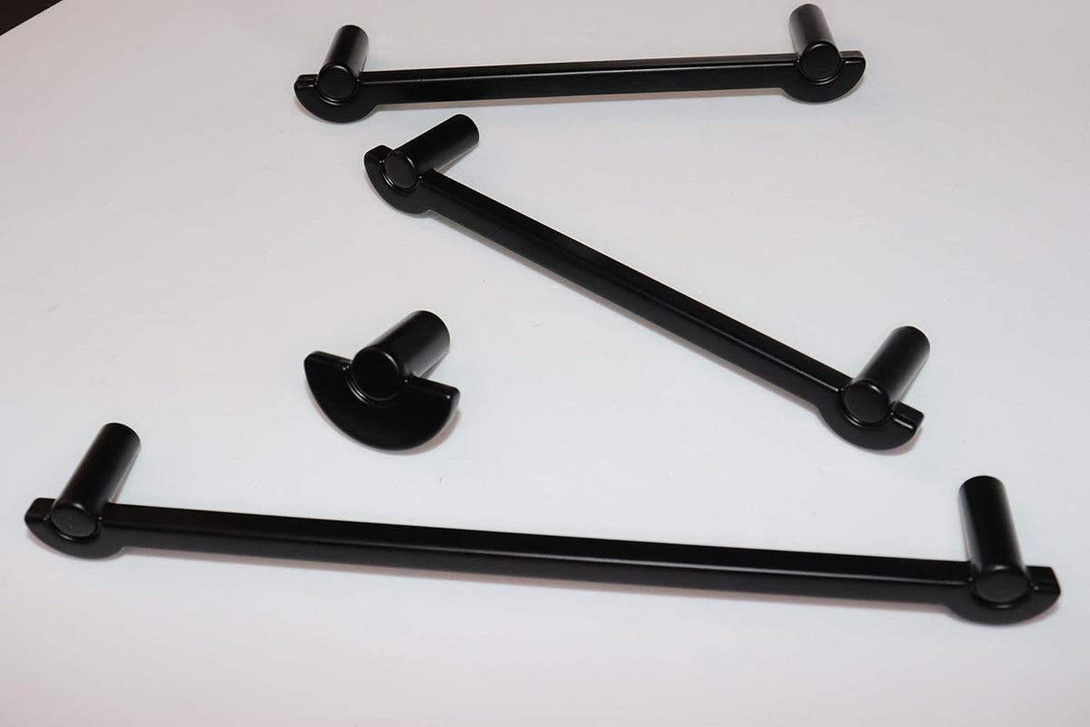 VILA Cabinet Handles Drawer Pulls Solid Zinc Alloy Furniture Kitchen Cupboard 1-pec Size: (128mm)