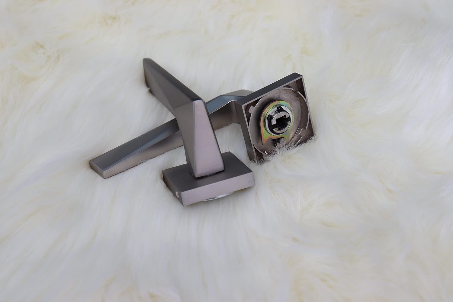 Vila Door handle Zinc Alloy Durable for All Kinds Of Indoor Doors (1-pec) Colour: Mat Silver |R06-704|