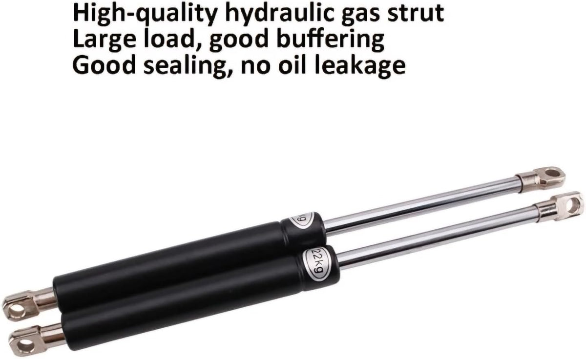 2 Pcs Hydraulic Bed Lifting Hinge,5Ft Lift Mechanism 120Kg/264.5Lbs Load Capacity Kit Pneumatic Gas Spring Heavy Duty Storage For Box Or Sofa