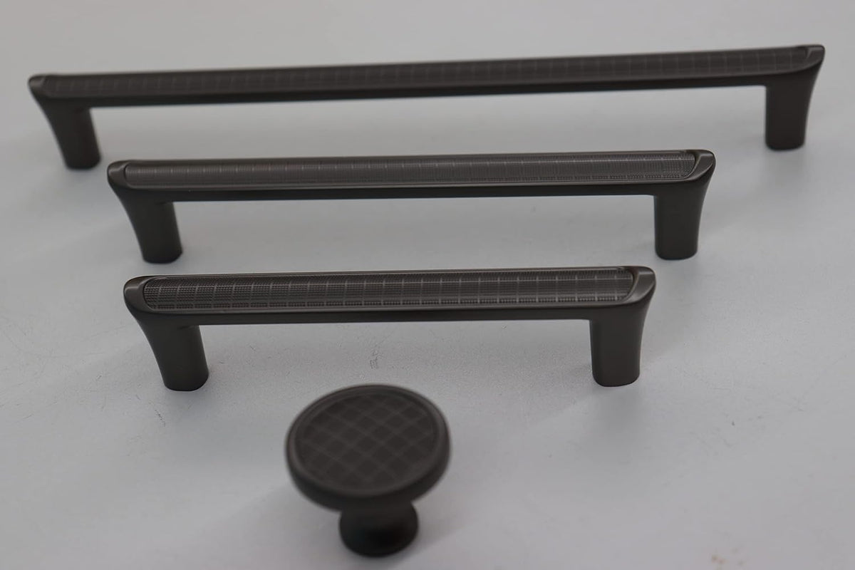 VILA B1293 Cabinet Handles Drawer Pulls Solid Zinc Alloy Furniture Kitchen Cupboard 1-pec Size: (KNOB)
