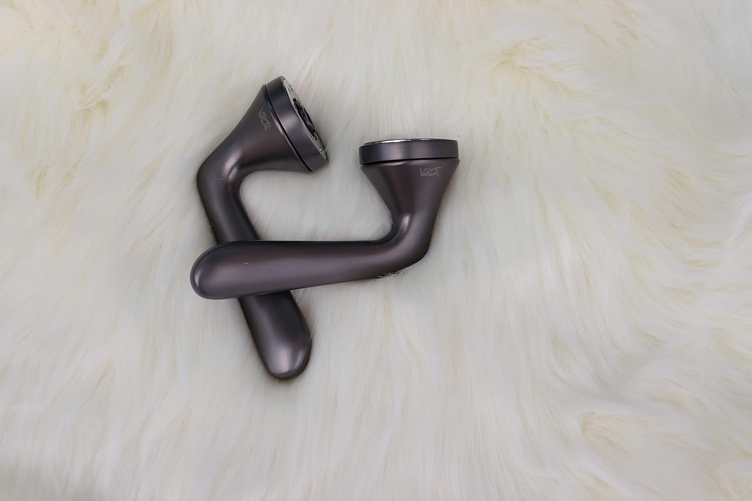 Vila Door handle Zinc Alloy Durable for All Kinds Of Indoor Doors (1-pec) Colour:Mbn -MSN |R05-505| (Gray)
