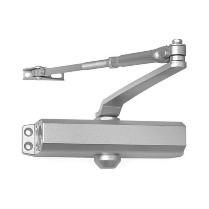 Automatic Hydraulic Door Closer, Heavy Duty 80–150kg, Size 3 Adjustable Spring, Aluminum Body, for Wooden &amp; Metal Doors (Commercial &amp; Residential)