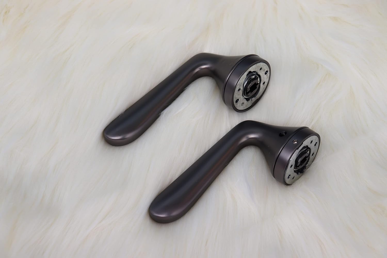 Vila Door handle Zinc Alloy Durable for All Kinds Of Indoor Doors (1-pec) Colour:Mbn -MSN |R05-505| (Gray)