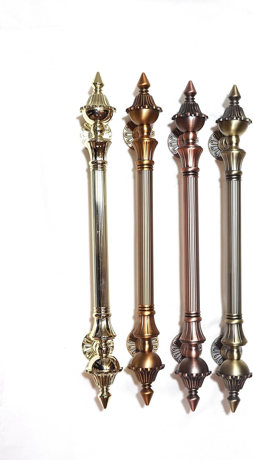 vila Door Handles for Main Door/Pull Handle/Zinc Alloy(hole to hole size 20cm and full length 35cm, Pack of 1) (Antique Copper)