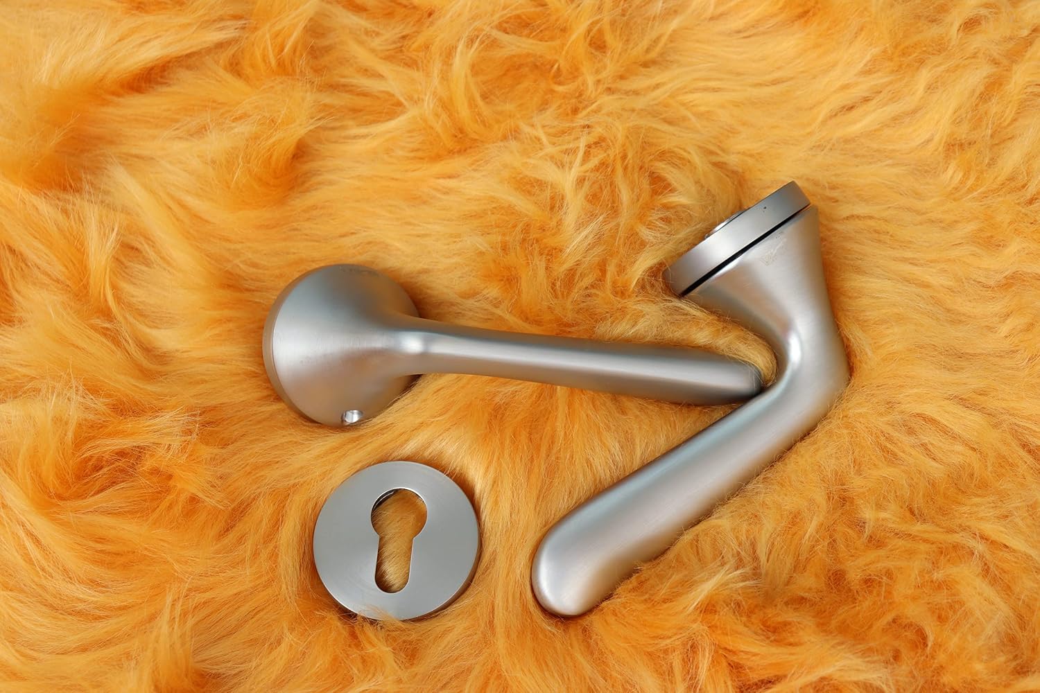 Vila Door handle Zinc Alloy Durable for All Kinds Of Indoor Doors (1-pec) Colour:Mbn -MSN |R05-505| (Gray)