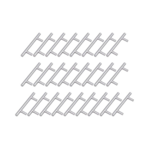 25Pcs Stainless Steel Cabinet Pull Handles Furniture Bar Handles for Drawer Dresser Cupboard
